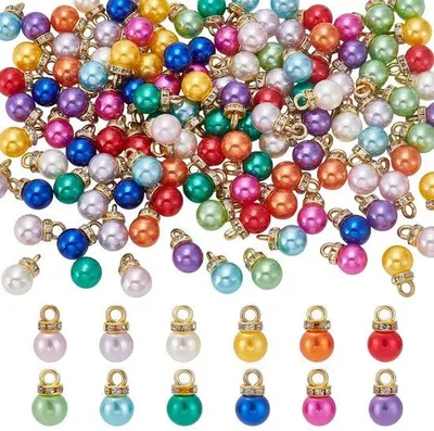 Produktbild von 120 Stück Miniatur Glöckchen für Weihnachtsdekoration und Basteln
