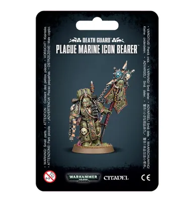 Produktbild von Warhammer 40.000 Death Guard Plague Marine Icon Bearer