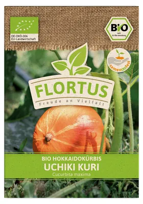 Produktbild von Hokkaidokürbis Uchiki Kuri | Kürbissamen von FLORTUS