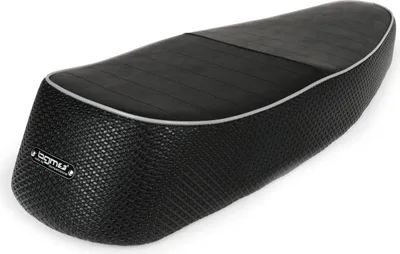 Produktbild von Sitzbank BGM ohne Schloss Touring für Vespa Largeframe Sprint, GT, GTR, Super, TS, GL, VNA, VBA, VNB, VBB, T4, Rally180, 200, GS160, SS180, Vespa PX