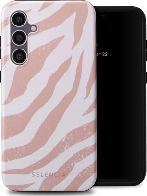 Produktbild von Selencia Vivid Back Cover Samsung Galaxy S23 FE - Colorful Zebra Old Pink