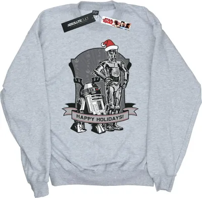 Zdjęcie produktu dla Bluza męska Star Wars – „And Holidays” BI45296 (XL) (szara)
