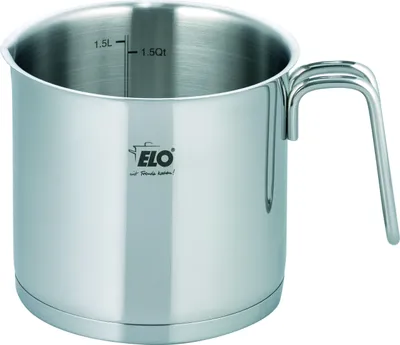 Produktbild von ELO Milchtopf ohne Deckel 14 cm Serie CITRIN aus Edelstahl mit Literskala / induktionsfähig