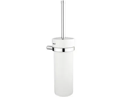 Produktbild von Nimco Bormo - Toilettenbürstengarnitur, Wandmontage, weiß / chrom BR 11094K-26