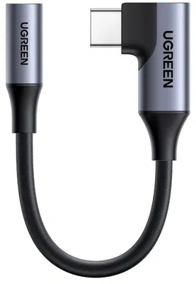 Immagine prodotto di Cavo/Adattatore audio Ugreen, USB-C a jack da 3,5 mm, modello CM991, 10 cm, colore grigio