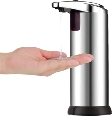 Produktbild von Automatischer Seifenspender mit Sensor mit großer Kapazität Smart Intelligent Induktion Händedesinfektionsmittel Spender Flüssigseife Pumpenübung Küche Vorräte