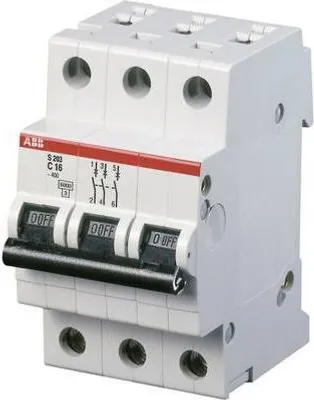 Immagine prodotto di Interruttore  LS, 6 kA, C, 32 A/3 poli, 3 TE, 1 pz.