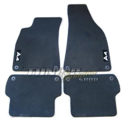 Produktbild von 4x Original Audi PREMIUM Velour Fußmatten Matten SET für den Audi A4 B8 + Avant