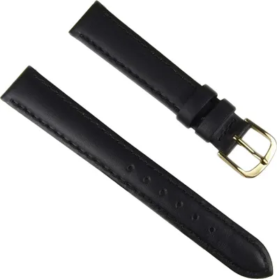 Produktbild von Minott Ersatzband Uhrenarmband Leder Büffelkalb schwarz 16mm