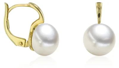 Image de Luna-Pearls, créoles pour femmes, modèle 311.0947