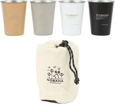 Zdjęcie produktu dla 4 PC Zestaw kubków kempingowych 350 ml Stal nierdzewna 304 Wysoka twardość Lekkie Kolory Podróż na zewnątrz Piknik Kubki do napojów Ogólny styl
