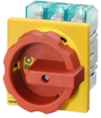Produktbild von Siemens Lasttrennschalter 3LD, Not-Aus-Schalter, 3P, Rot, Gelb, 690 V, 400 V, 6000 V, IP65