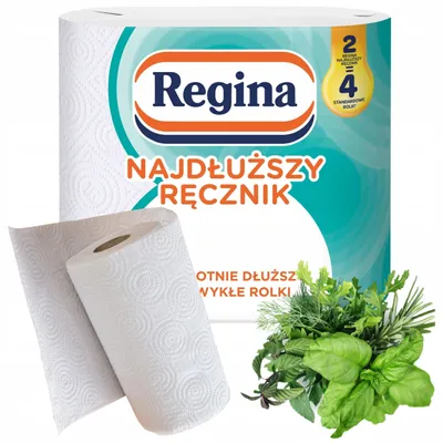 Obrázok produktu pre Regina, najdlhšie papierové utierky, 2 kusy, biele