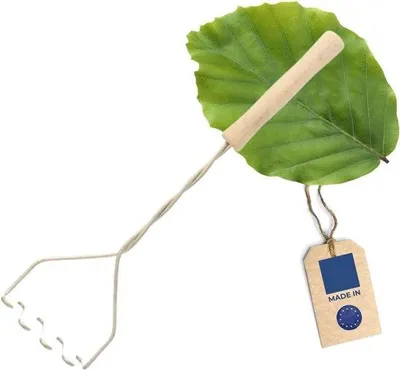 Produktbild von Kartoffelstampfer mit Buche Holzgriff - 36 cm - Perfekt für Kartoffeln und Gemüse