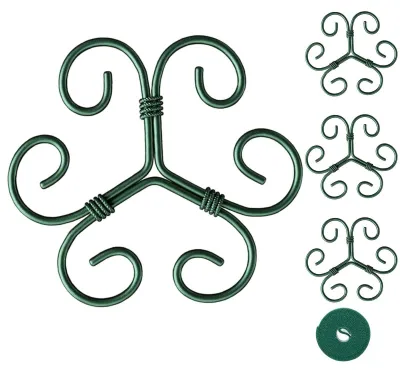 Productafbeelding van Set van 4 Groene Plantensteunen voor Monstera