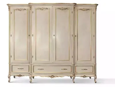 Produktbild von Kleiderschrank Schrank Klassische Stil Möbel Schlafzimmer Schränke Holz