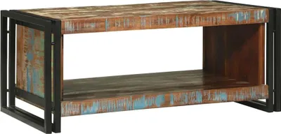 Immagine prodotto di vidaXL Tavolino da salotto 90 x 50 x 38 cm in legno massello riciclato