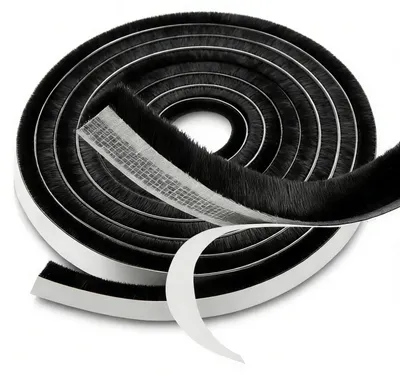Imagen del producto de Burlete autoadhesivo, de 9 mm de ancho, color , para ventanas y puertas