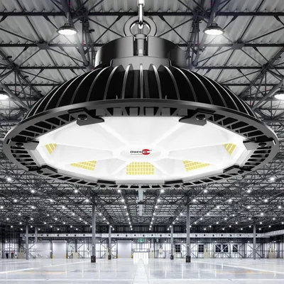Immagine prodotto di Lampada industriale a LED, proiettore UFO, IP65, 5000K, per magazzini e officine