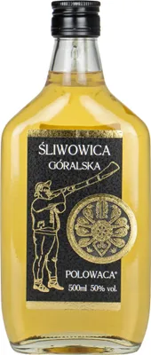 Produktbild von Polowaca sliwowica Góralska (Goralensliwowitz, Goralen-Pflaumenschnaps) 0,5L | Flavoured Vodka, Pflaumen-Wodka |500 ml | 50% Alkohol | Mundivie | Geschenkidee | 18+