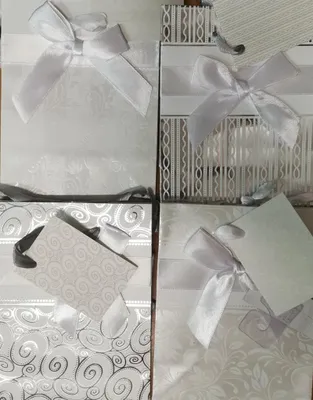 Produktbild von Torebka ozdobna złocona z kokardą PL-1KZ mini
