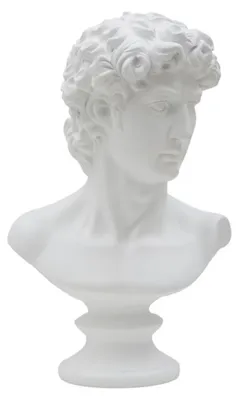 Image de Sculpture de Mauro Ferretti, couleur blanche, dimensions : 21,5 x 14,5 x 34 cm