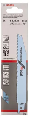 Zdjęcie produktu dla Bosch 2 608 654 401, Brzeszczot do piły, Stal, Stal wysokowęglowa (HCS), Biały, 10 cm, 8 - 18