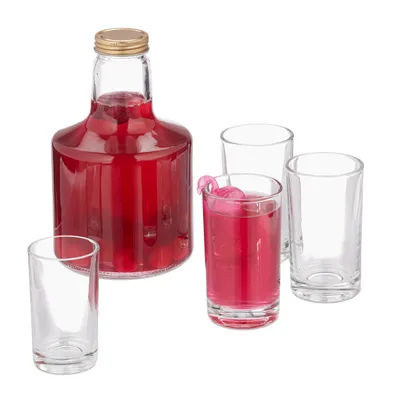 Produktbild von relaxdays Wasserkaraffe Set mit Gläsern