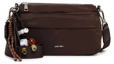 Image de SURI FREY sac à épaule bandoulière sac à main Sandey Crossover Bag Brown marron foncé