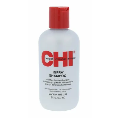 Produktbild von CHI Infra Shampoo, 177 ml, Shampoo, Frauen, Alle Haare, beschädigtes Haar, Anti-Frizz, Feuchtigkeitsspendend, Ernährung, Reparatur, Revitalisierend, Glanz, Volumengebend, Flasche
