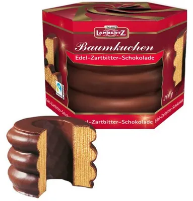 Produktbild von Lambertz Baumkuchen Zartbitter 300g