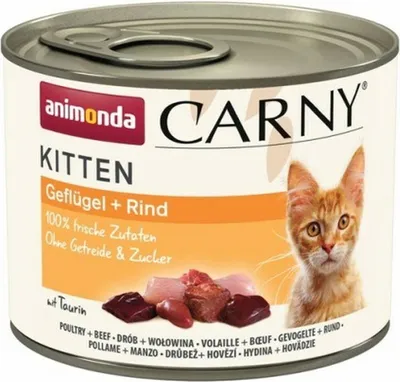 Immagine prodotto di ANIMONDA CARNY Kitten in scatola - pollame + manzo 200g