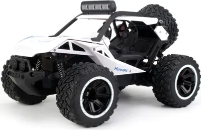 Produktbild von 1:14 Halbskalen Fernbedienung Auto mit Licht 25KPH 2WD Highspeed Climbing RC Modell Spielzeug weiß