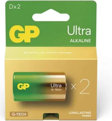 Immagine prodotto di GP BATERIE GP Alkalická baterie ULTRA D (LR20) - 2ks