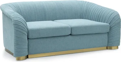 Produktbild von Zweisitzer-Sofa DALENA - hellblau