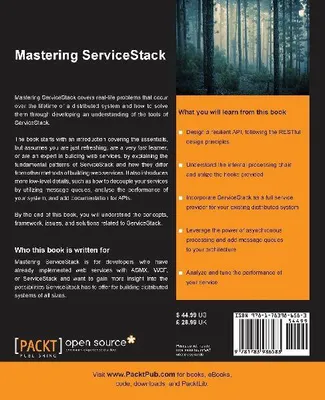 Produktbild von Mastering ServiceStack
