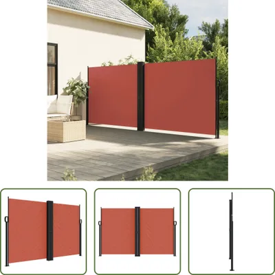Produktbild von The Living Store Seitenmarkise Ausziehbar Terrakottarot 160x600 cm
