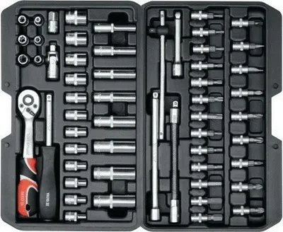 Produktbild von Werkzeugkasten Yato YT-14501 56 Stücke