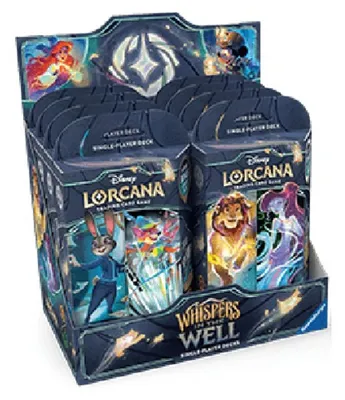 Zdjęcie produktu dla Lorcana Whispers in the Well: Starter Deck Display
