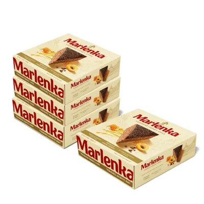 Produktbild von MARLENKA® 3+1 Wiener Honigkuchen – Honigtorte, Torte, Kuchen (4 x 800 g)