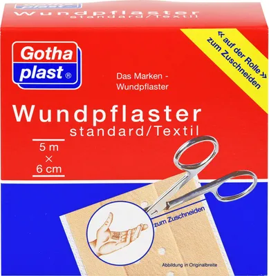 Immagine prodotto di GOTHAPLAST WUNDPFLASTER STANDARD 5MX6CM, 1 St PFL