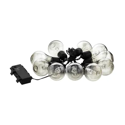 Produktbild von EGLO Libisa, Leichte Dekorationskette, Schwarz, Transparent, Kunststoff, IP44, III, Schwarz