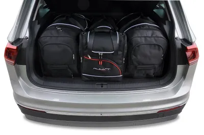 Obrázek produktu pro J&J Automotive | Sada 4ks cestovních tašek AERO pro VW TIGUAN 2016+