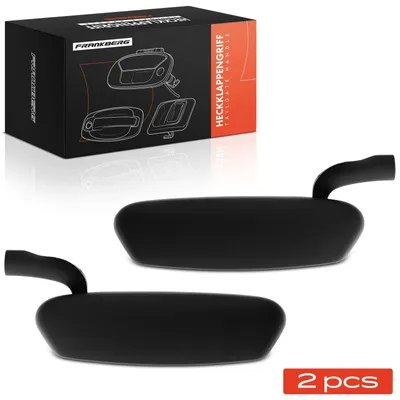 Immagine prodotto di Maniglia per porta - Fiat Punto 188, dal 1999 al 2012 - Maniglie esterne per porte anteriori e posteriori - Set di 2 pezzi - Maniglie in plastica verniciata - Codici OEM: 735275927, 46530044, 735276364, 46530045 - Colore: nero