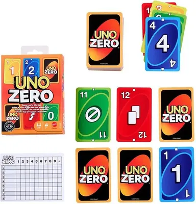 Produktbild von Uno Null-kartenspiel Durchsichtig  Durchsichtig One Size
