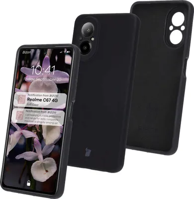 Produktbild von Bizon Soft Case für Realme C67 4G, Schwarz