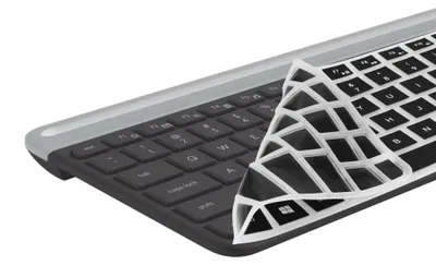 Produktbild von kwmobile Silikon Tastaturschutz für Logitech MK470 / K580 - QWERTY US Keyboard Cover Abdeckung - Schwarz