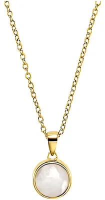Produktbild von s.Oliver 2034176 Damen Collier Sterling-Silber 925 Gold weiß 45 cm