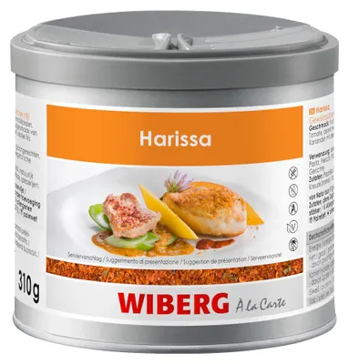 Produktbild von Wiberg Harissa Arabische Gewürzzubereitung authentische Mischung 310g