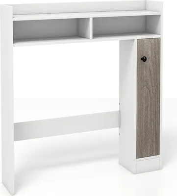 Immagine prodotto di Mobile da toilette, mobile da bagno con ripiani regolabili, bianco